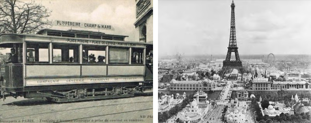 Tramway électrique / Paris, Exposition Universelle 1889